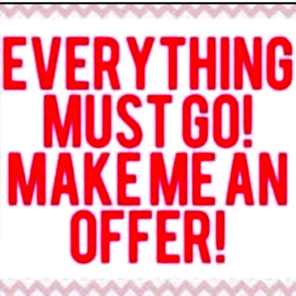 Closet cleanout! Make me a ~reasonable ~ offer! :)